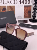 Chanel CH87004 Oversized Red Lens Sunglasses for Men & Women - 493588