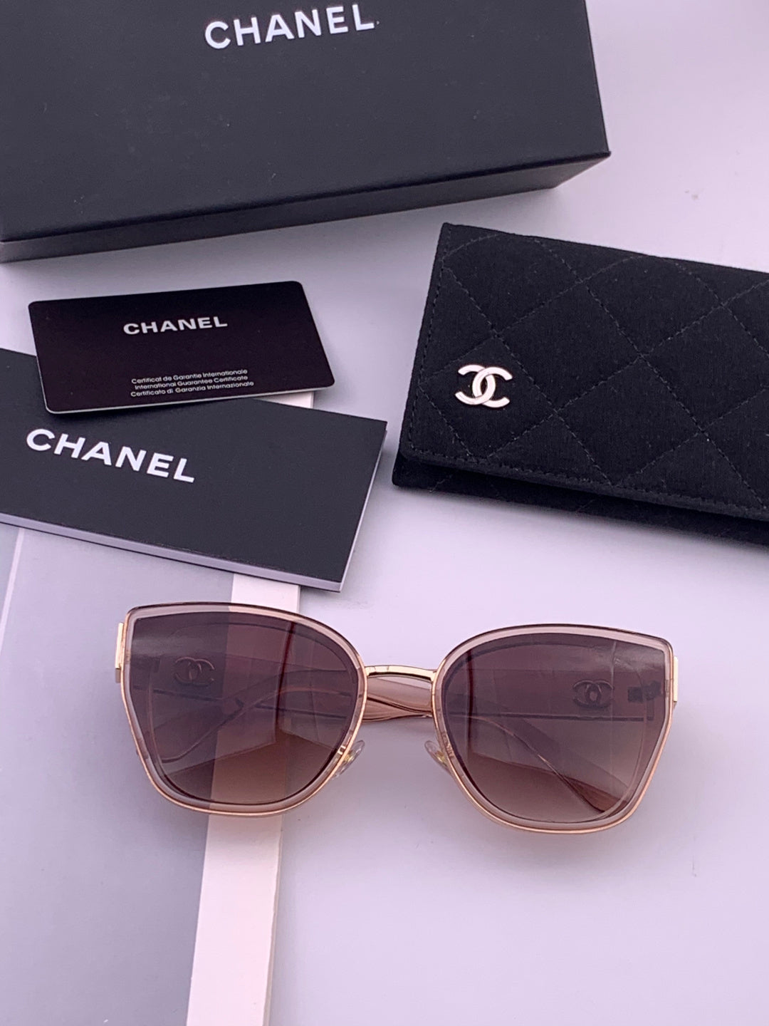Chanel CH6991 Polarized Round Black Lens Sunglasses for Women - detail image 6