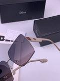 Dior CD1190 Square Brown Lens Sunglasses for Women
