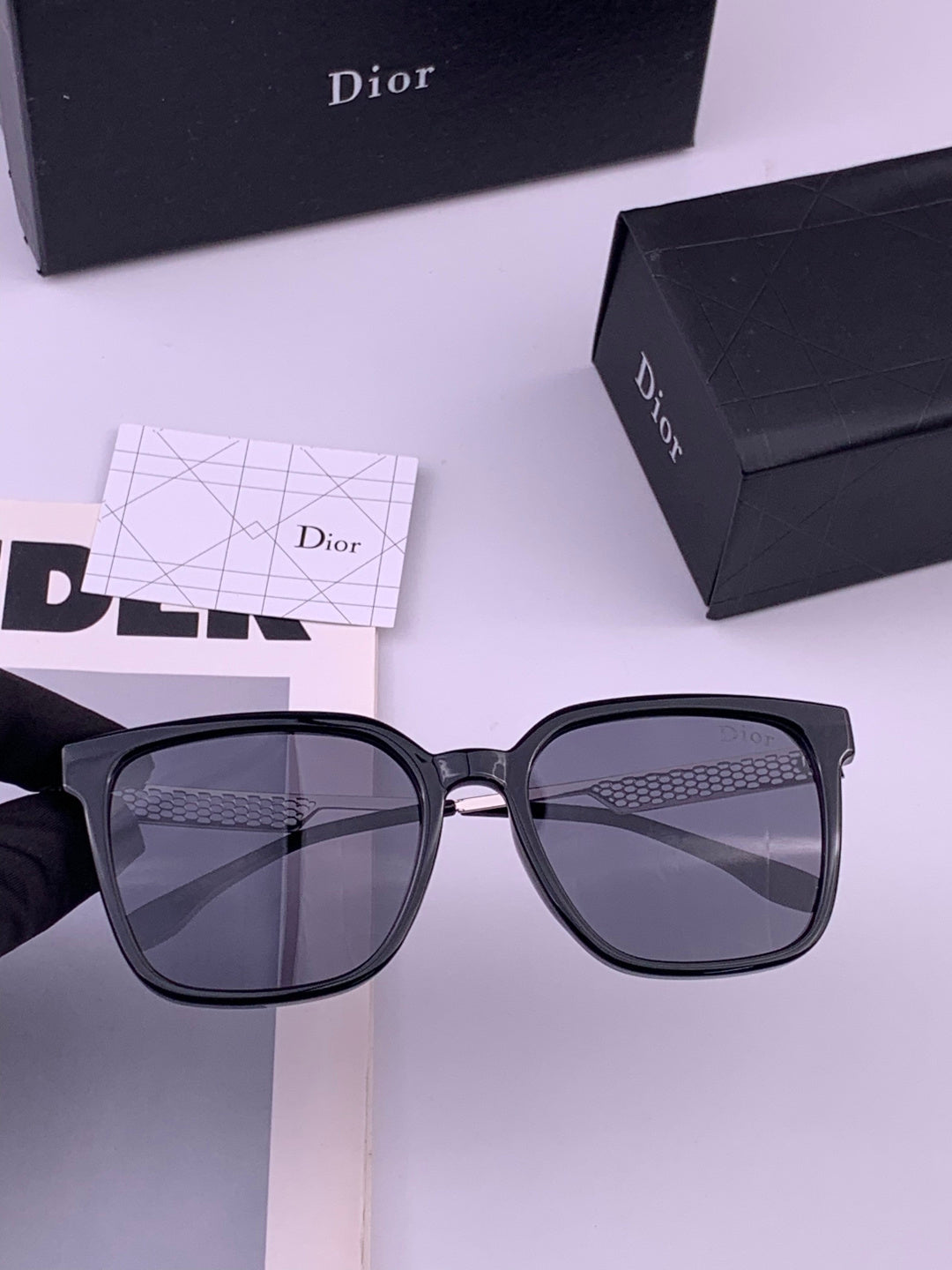 Dior CD35511 Polarized Square Brown Lens Sunglasses for Women - 486901