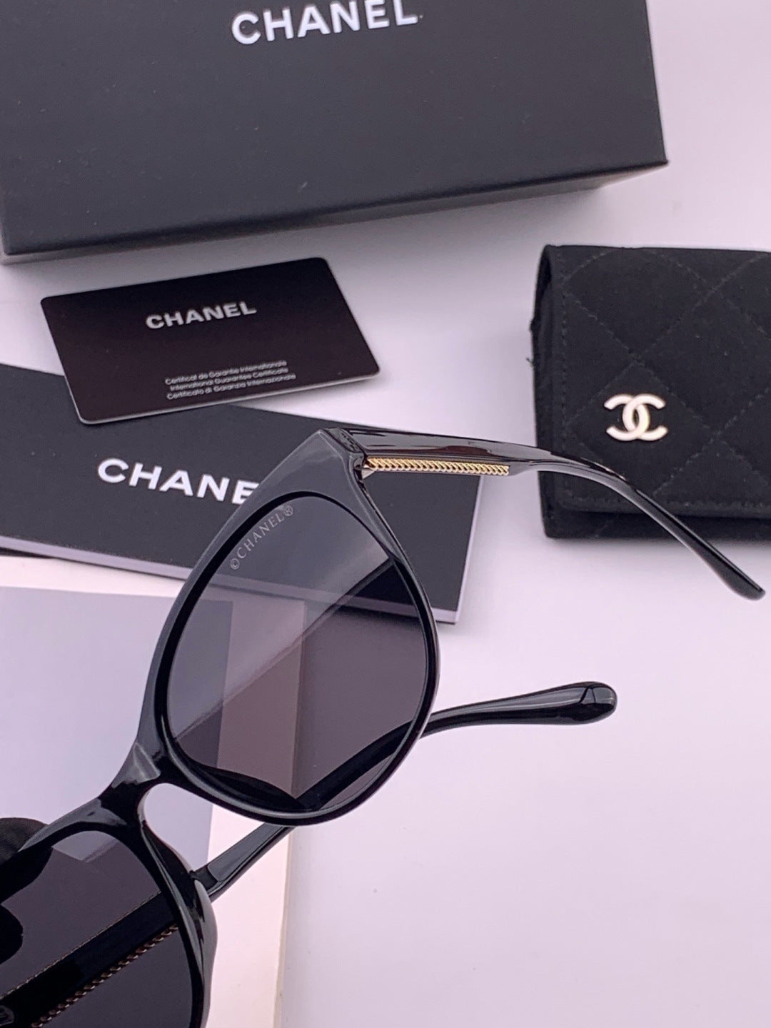 Chanel CH7821 Polarized Round Brown Lens Sunglasses for Men & Women - detail image 3