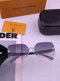 Louis Vuitton L8612 Square Gold Lens Sunglasses for Men & Women