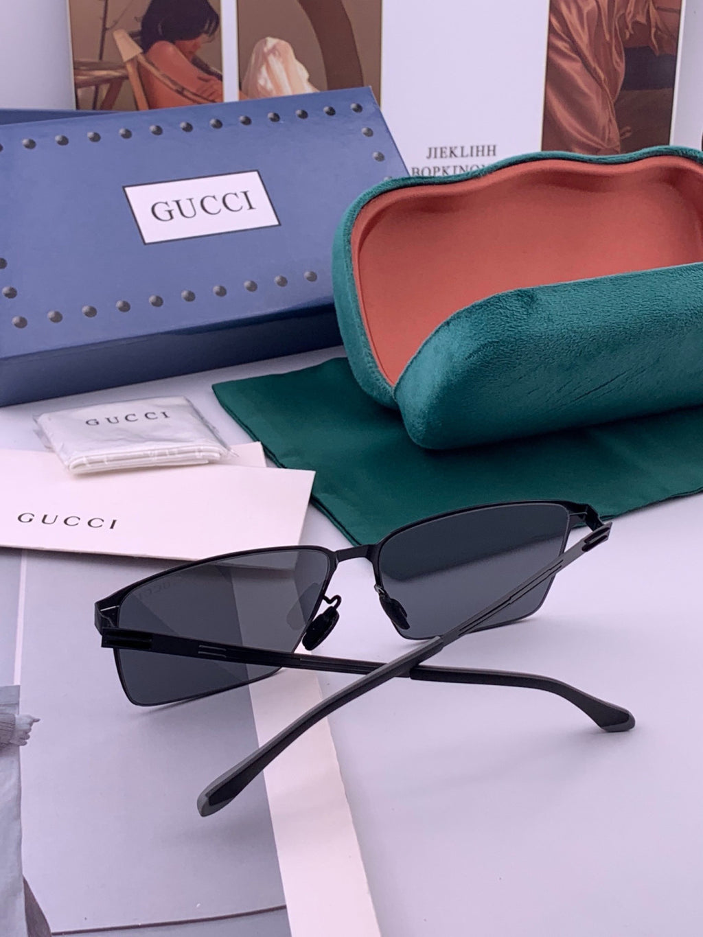 Gucci G2882 Fashion Pink Lens Sunglasses for Men & Women - detail image 5