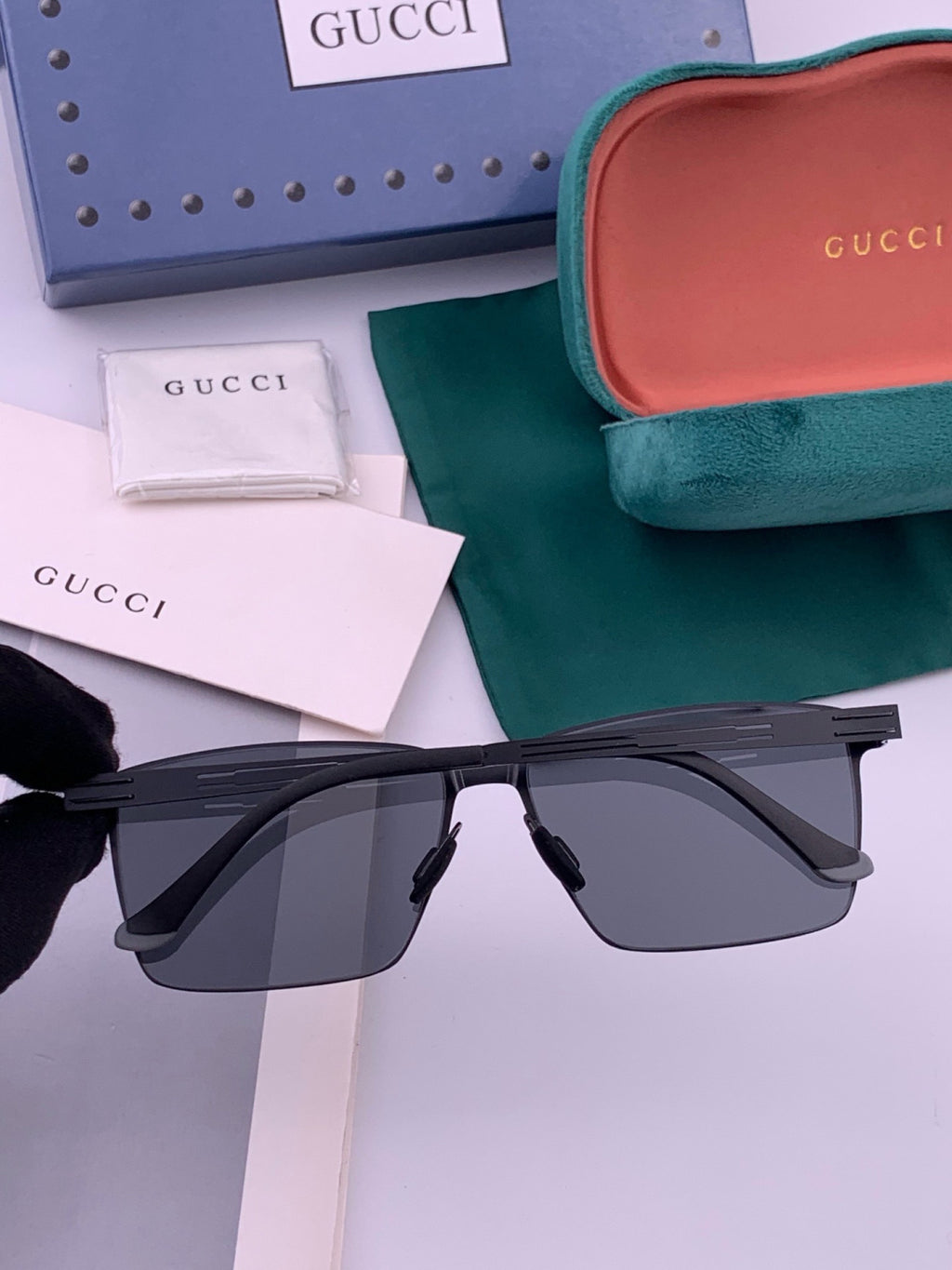 Gucci G2882 Fashion Pink Lens Sunglasses for Men & Women - detail image 4