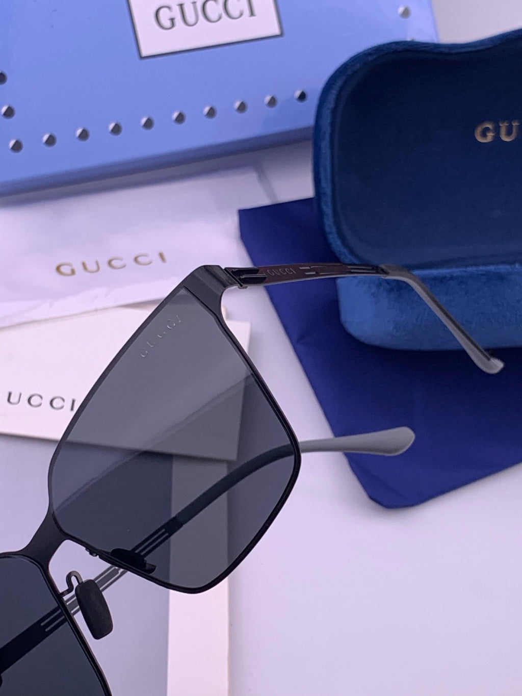Gucci G7882 Polarized Fashion Orange Lens Sunglasses for Men & Women - detail image 3