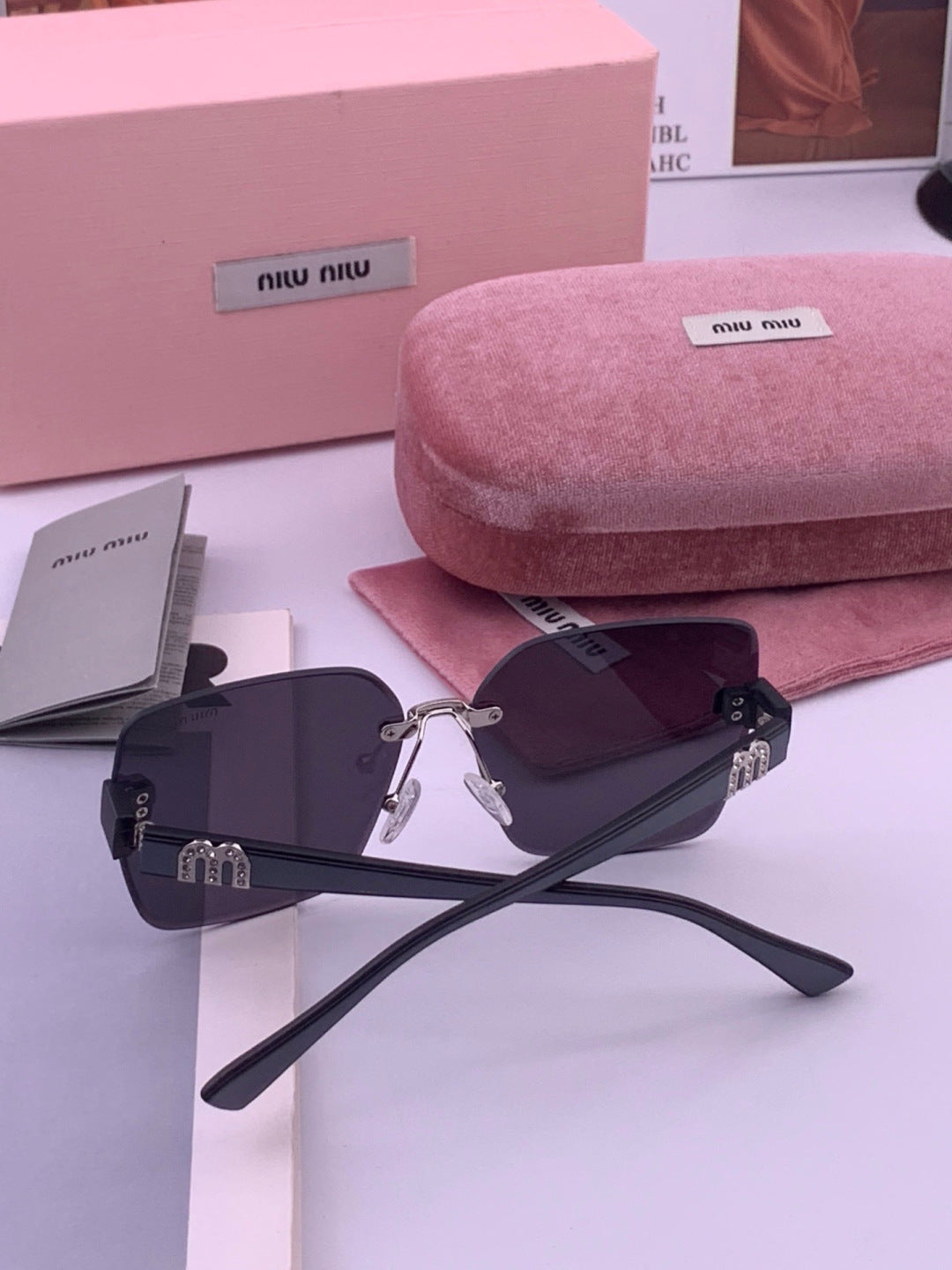 Miu Miu M7550 Fashion Brown Lens Sunglasses for Men & Women - detail image 6