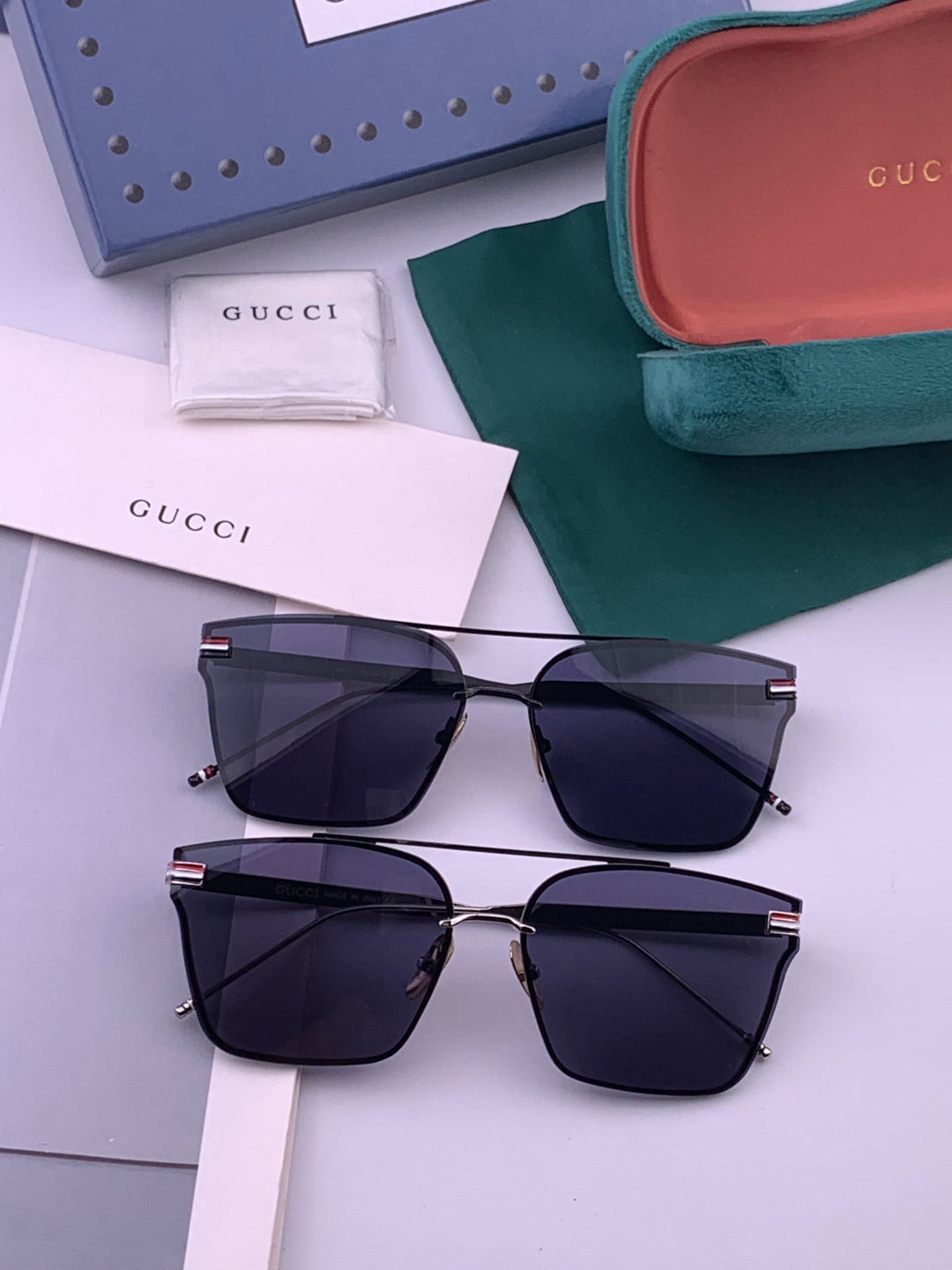 Gucci G152 Polarized Aviator Gold Lens Sunglasses for Men & Women - 486407 - detail image 8