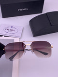 Prada Fashion Black Lens Sunglasses for Men - 487026