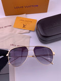 Louis Vuitton L01744 Aviator Black Lens Sunglasses for Men & Women