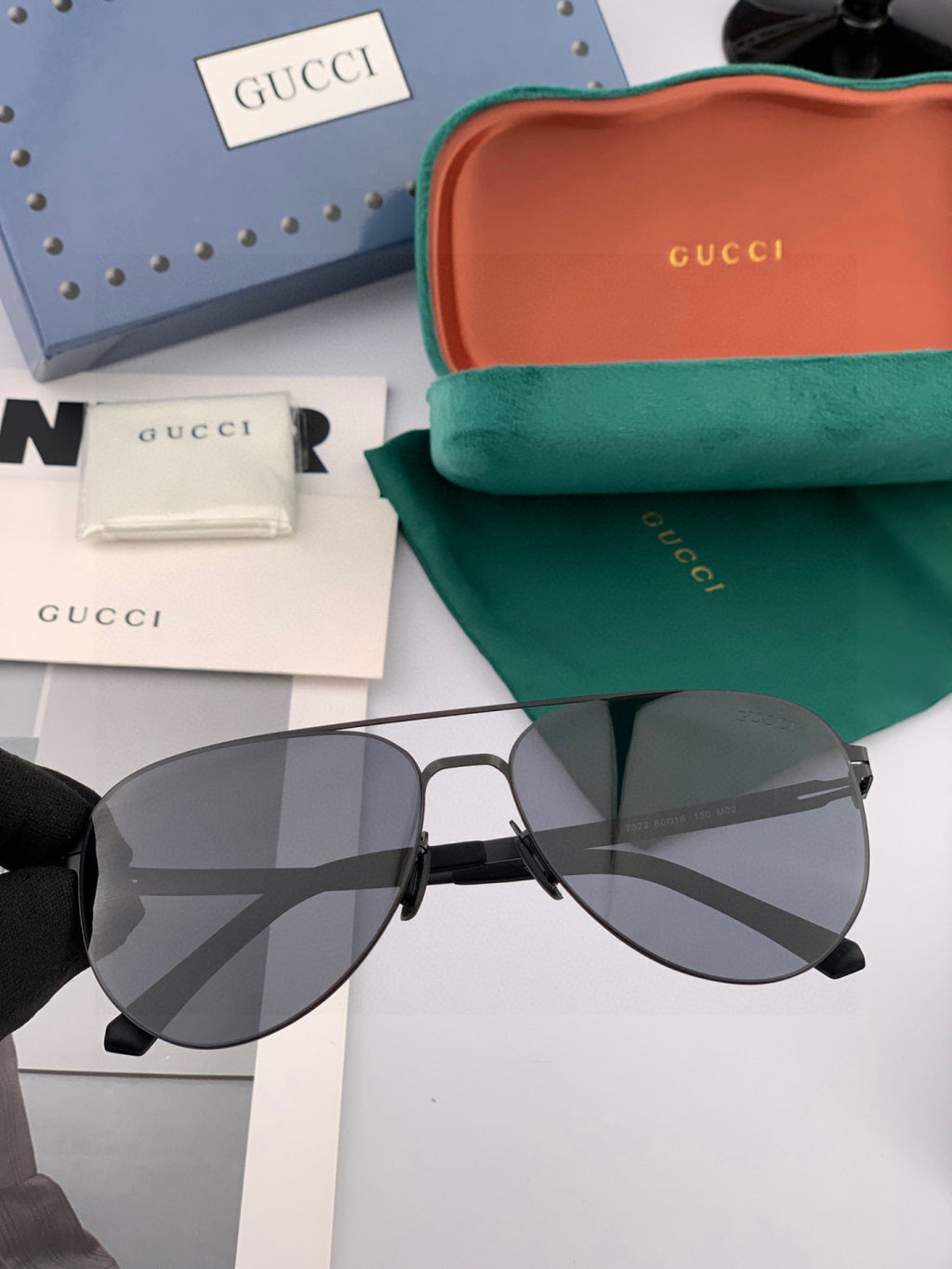 Gucci G2731 Polarized Fashion Red Lens Sunglasses for Men & Women