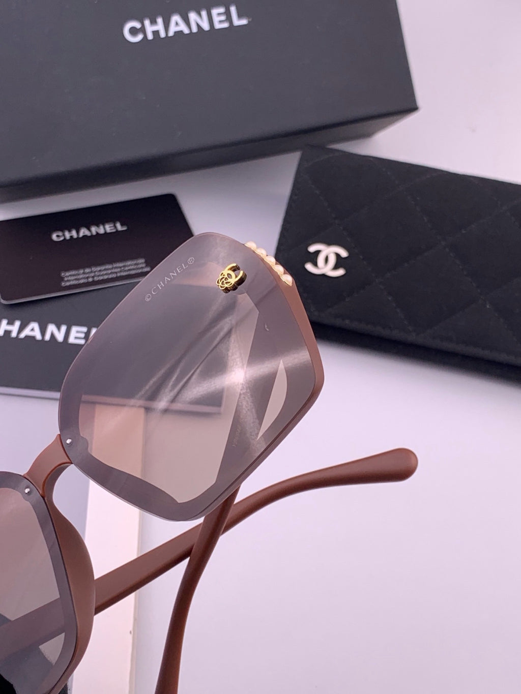 Chanel CH6994 Polarized Oversized Brown Lens Sunglasses for Men & Wom - 486509 - detail image 4