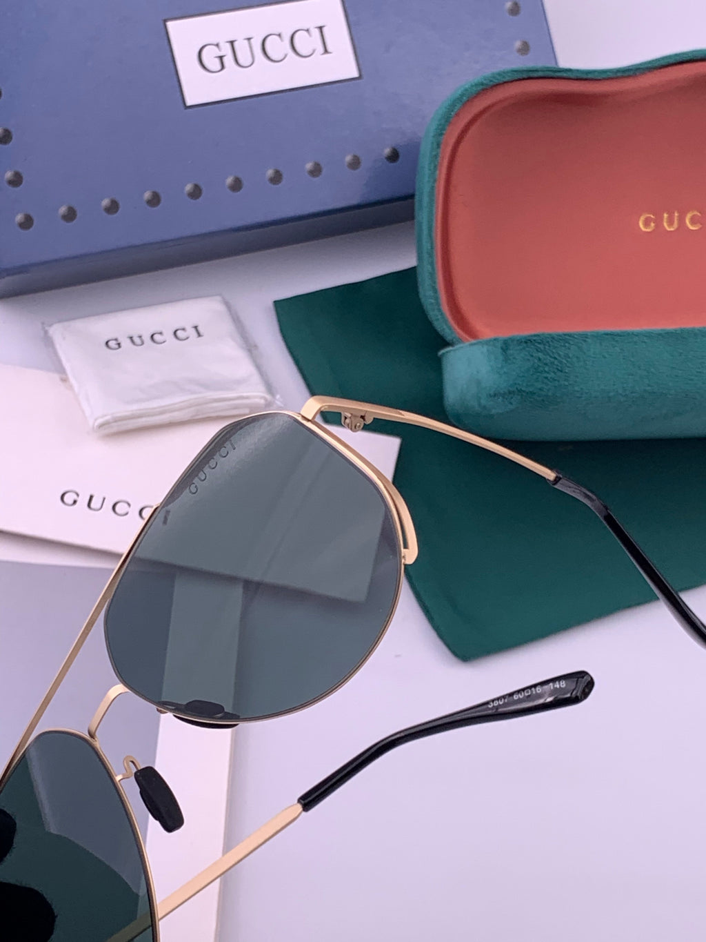 Gucci G7380 Fashion Gold Lens Sunglasses for Men & Women - 486463 - detail image 3