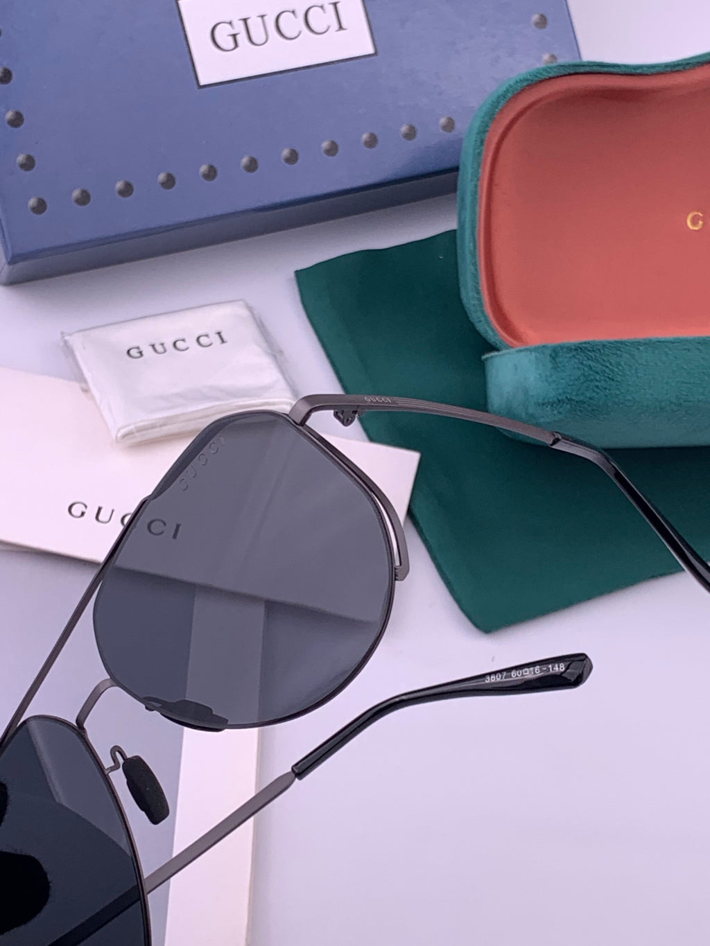 Gucci G7380 Fashion Gold Lens Sunglasses for Men & Women - detail image 5