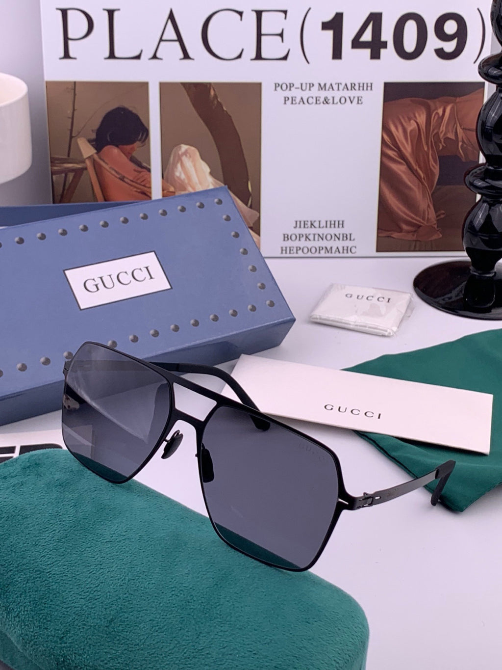 Gucci G3731 Fashion Orange Lens Sunglasses for Men & Women - detail image 2