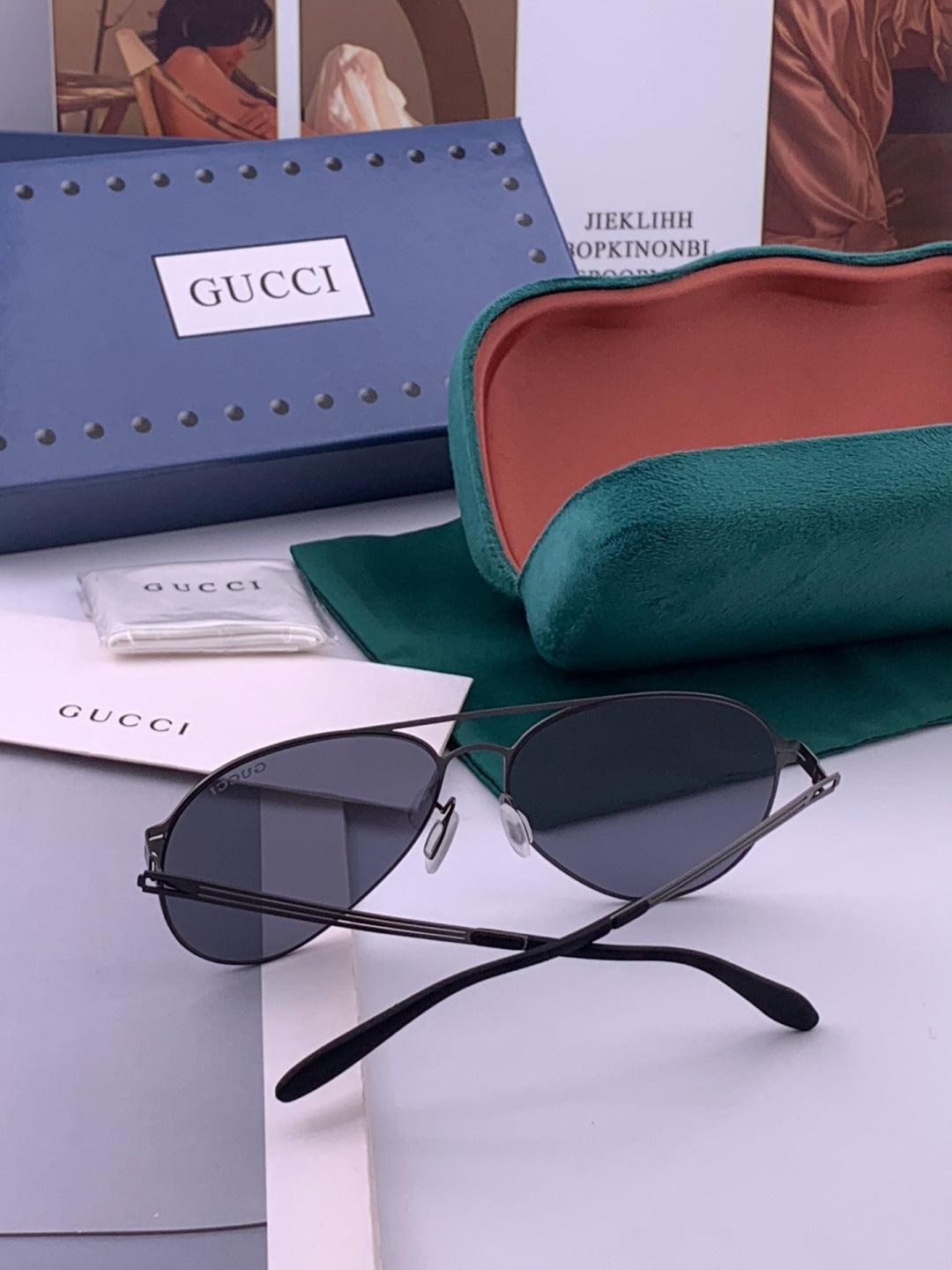 Gucci G5705 Fashion Orange Lens Sunglasses for Men & Women - detail image 4