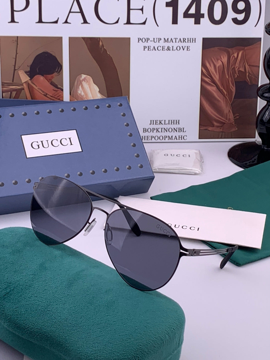 Gucci G5705 Fashion Orange Lens Sunglasses for Men & Women - detail image 2