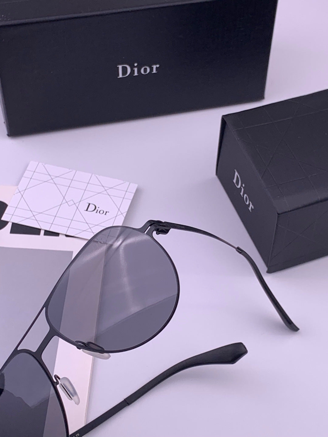 Dior 2503 Oversized Orange Lens Sunglasses for Men & Women - detail image 3