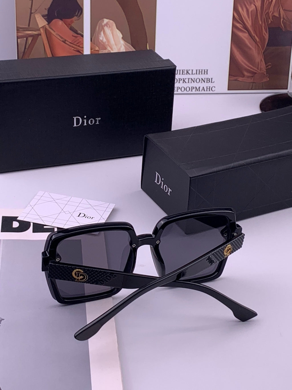 Dior CD27702 Polarized Fashion Gold Lens Sunglasses for Men & Women - detail image 5