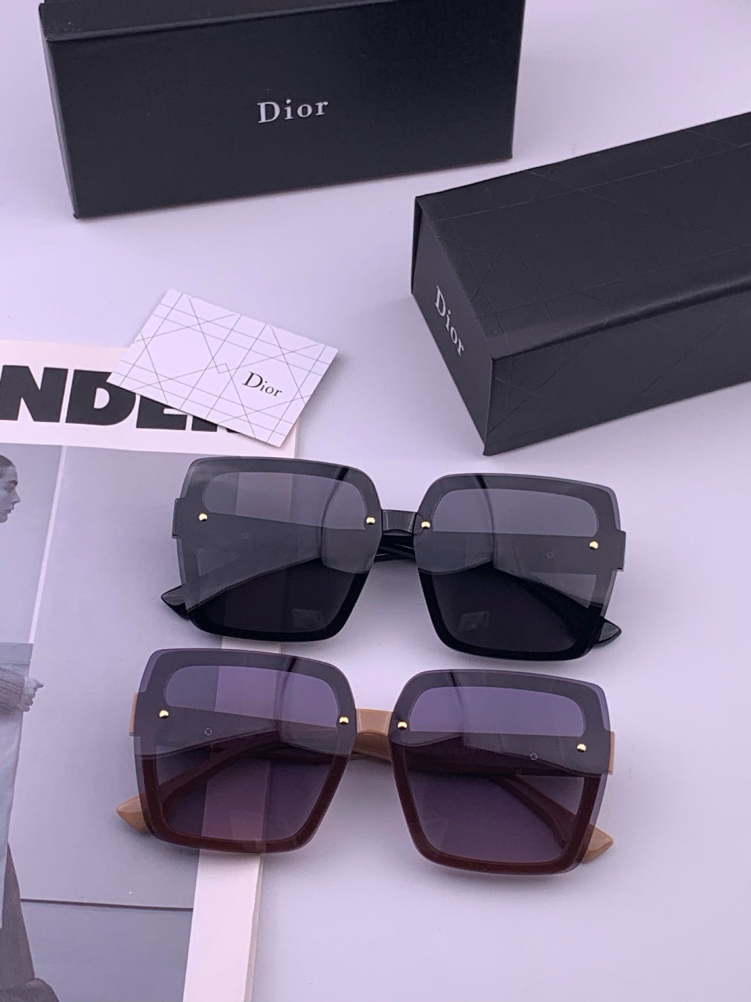 Dior CD27702 Polarized Fashion Gold Lens Sunglasses for Men & Women - detail image 7