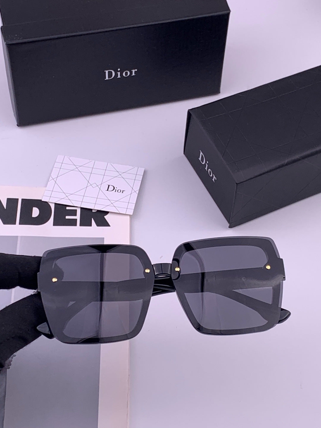 Dior CD27702 Polarized Fashion Gold Lens Sunglasses for Men & Women
