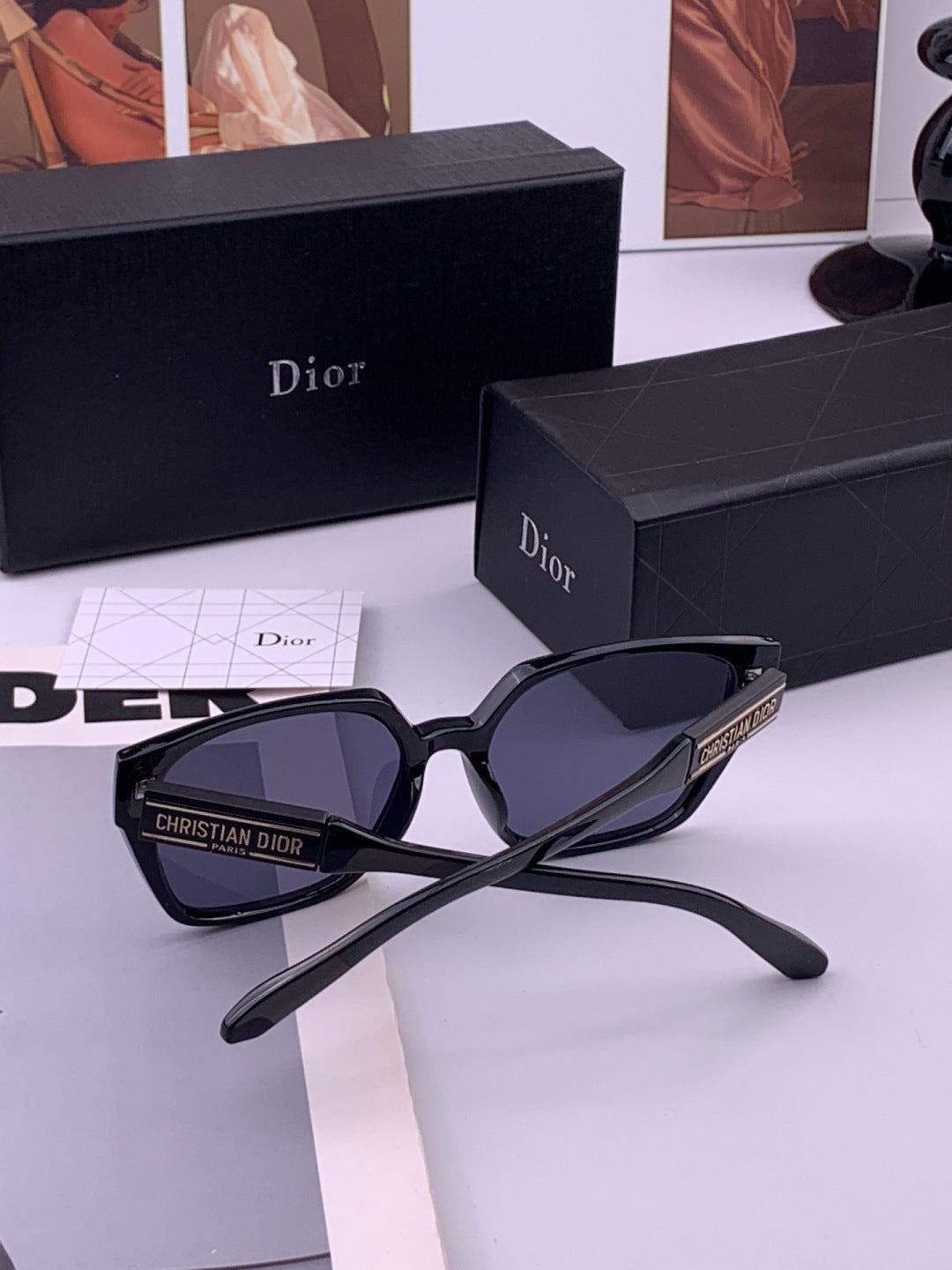 Dior D67706 Fashion Gold Lens Sunglasses for Men & Women - detail image 6