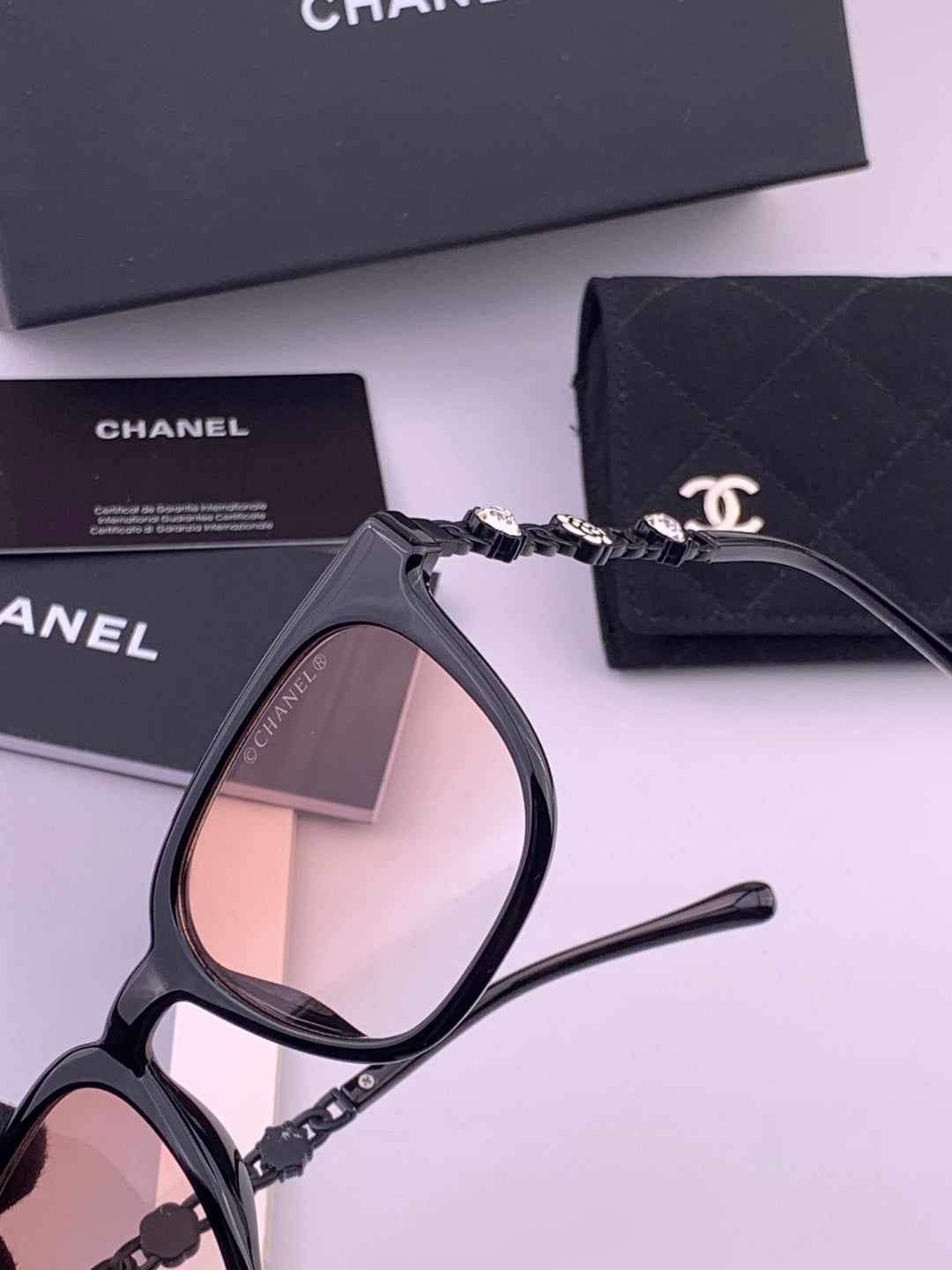 Chanel CH5236 Fashion Brown Lens Sunglasses for Men & Women - detail image 3