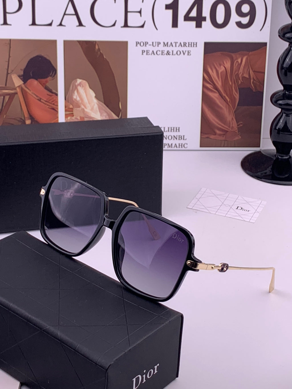 Dior CD3203 Polarized Fashion Gold Lens Sunglasses for Men & Women - 486792