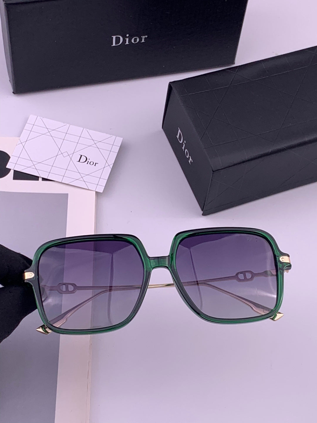 Dior CD3203 Polarized Fashion Gold Lens Sunglasses for Men & Women