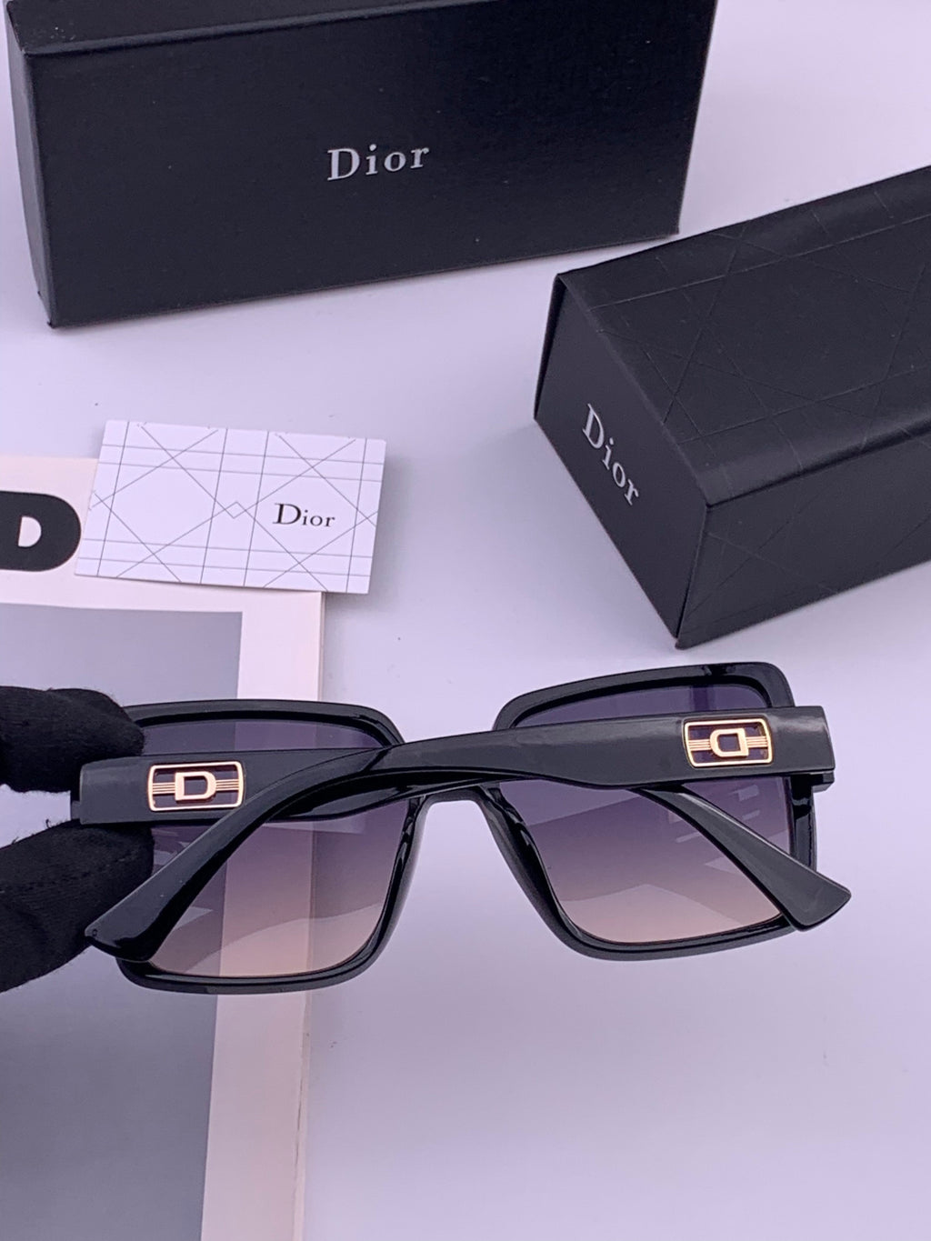 Dior D78000 Fashion Gold Lens Sunglasses for Men & Women - 486794 - detail image 4