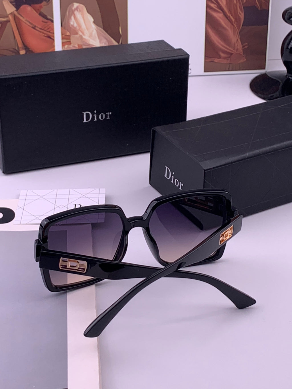 Dior D78000 Fashion Gold Lens Sunglasses for Men & Women - 486794 - detail image 6
