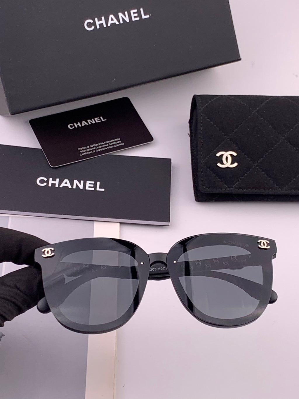 Chanel CH3620 Polarized Square Brown Lens Sunglasses for Men & Women - 486593