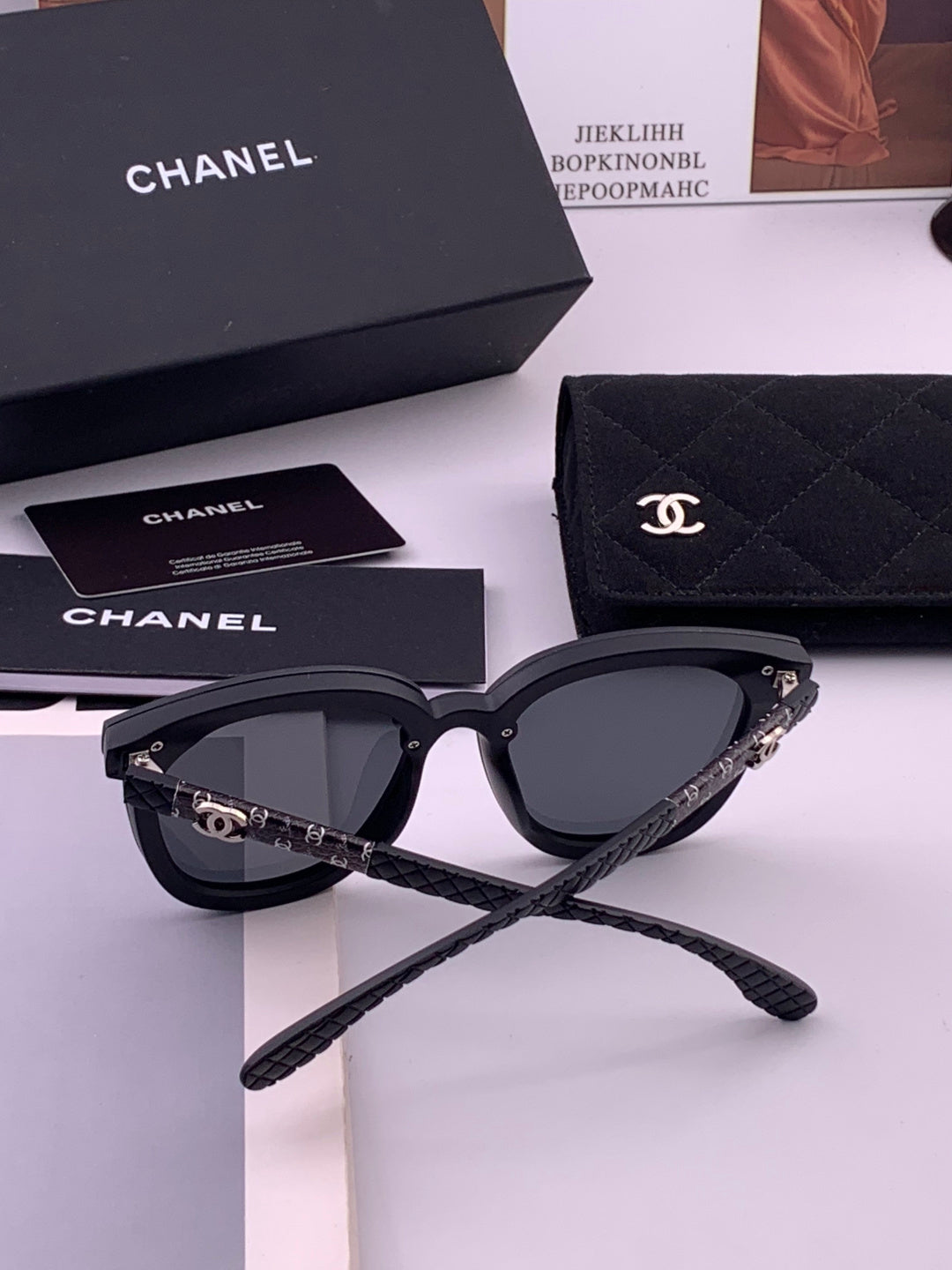 Chanel CH3620 Polarized Square Brown Lens Sunglasses for Men & Women - 486593 - detail image 5