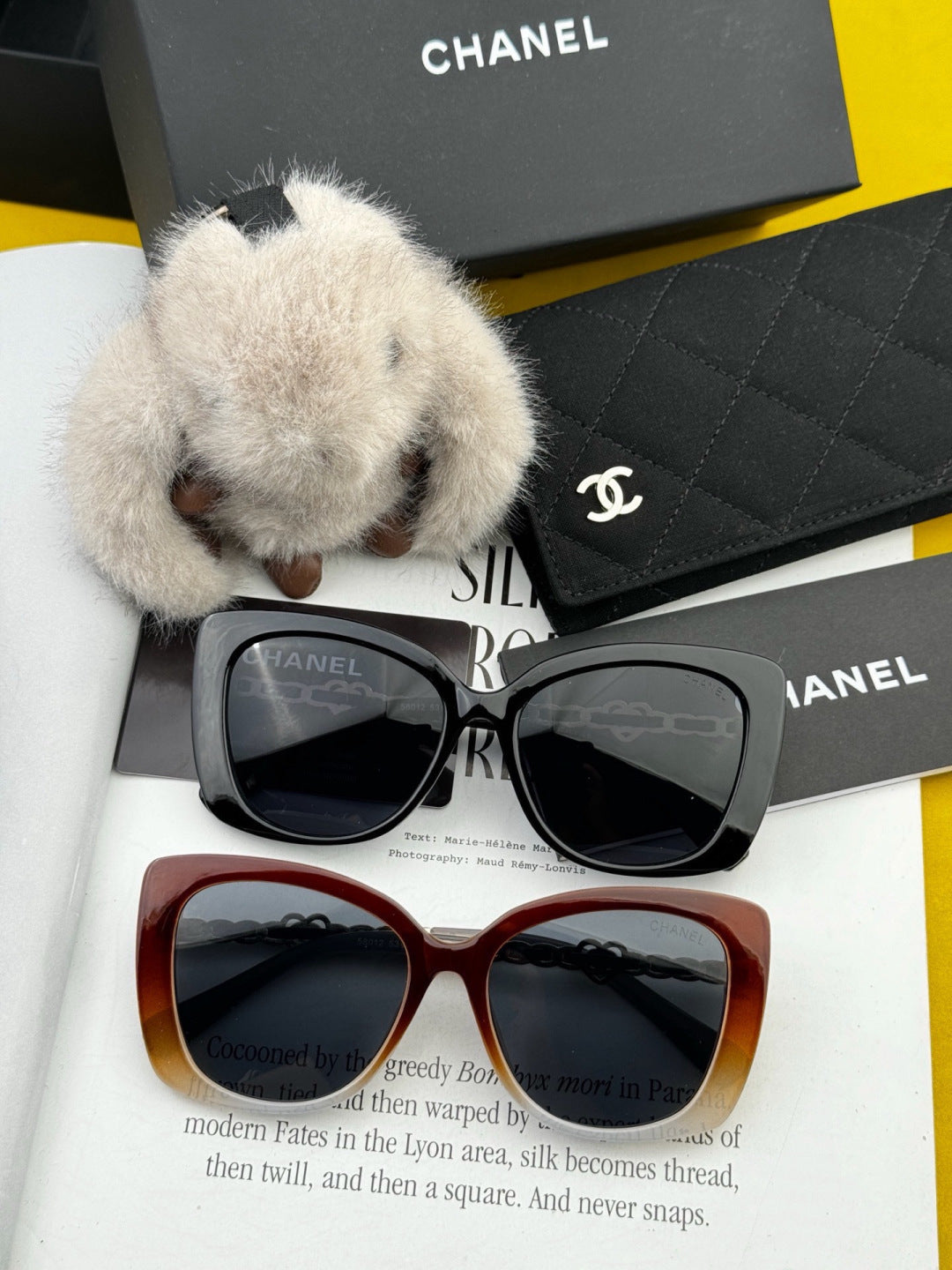 Chanel CH25801 Square Brown Lens Sunglasses for Men & Women - detail image 7