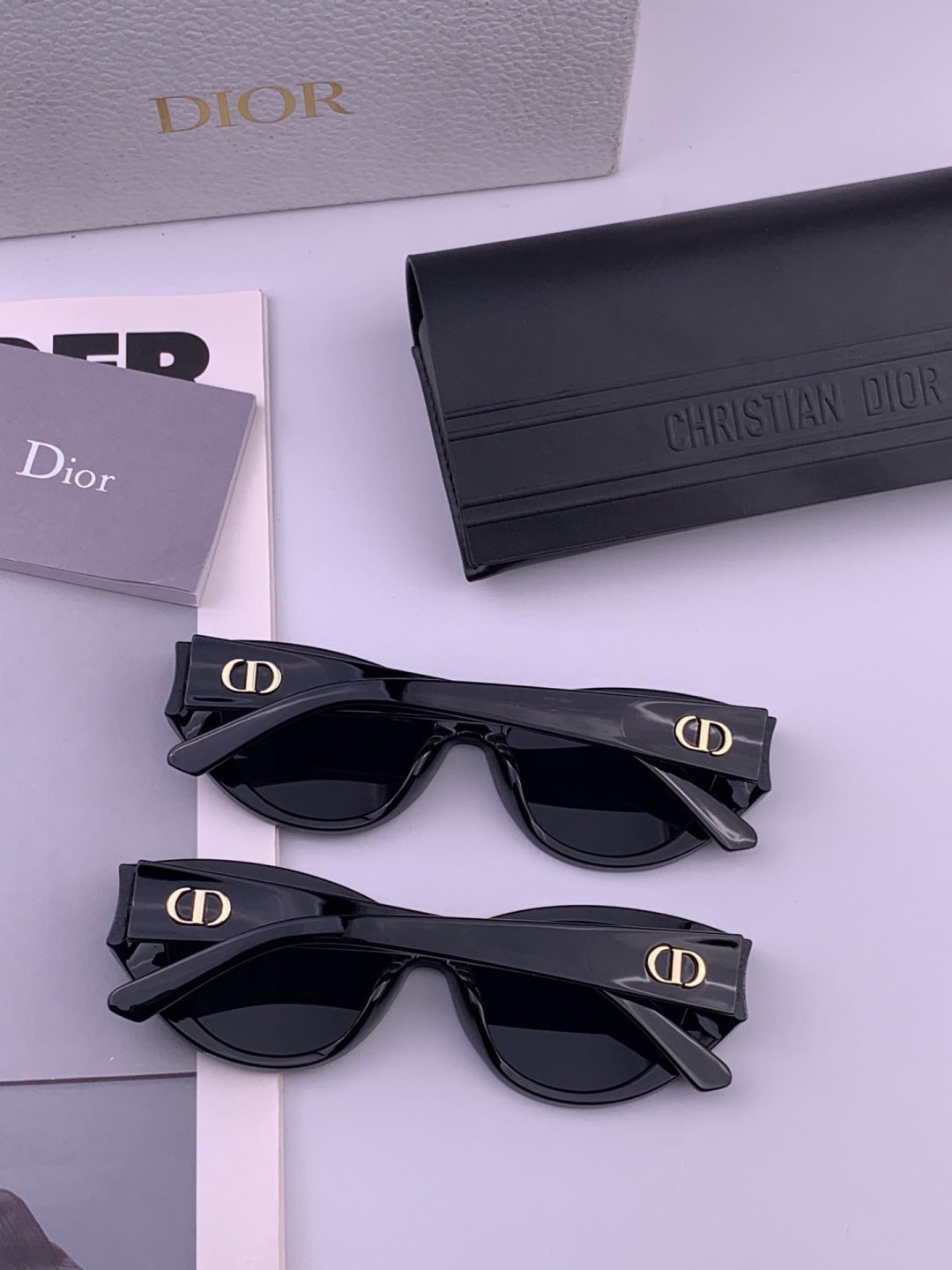 Dior D0293 Fashion Black Lens Sunglasses for Men & Women - detail image 5