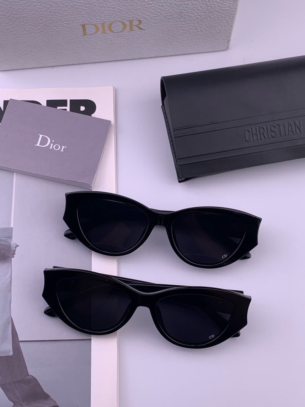 Dior D0293 Fashion Black Lens Sunglasses for Men & Women - detail image 6