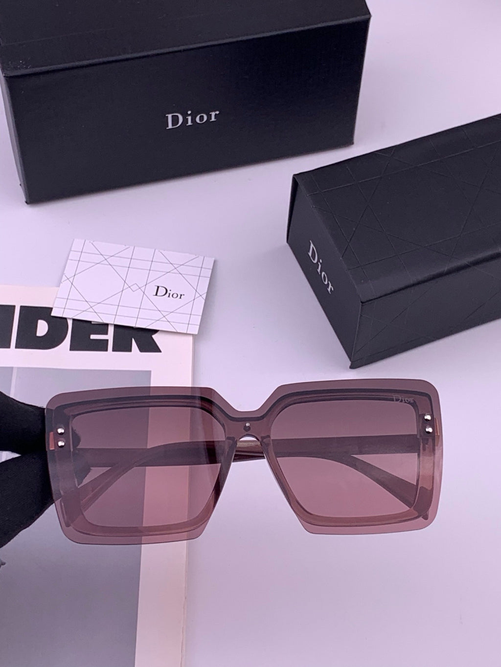 Dior D7996 Fashion Gold Lens Sunglasses for Men & Women