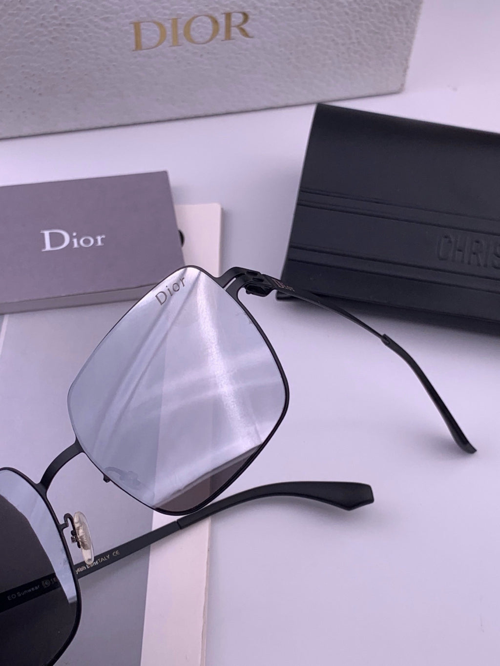 Dior D3908 Fashion Black Lens Sunglasses for Men & Women - detail image 6