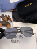Gucci G3807 Polarized Aviator Brown Lens Sunglasses for Men