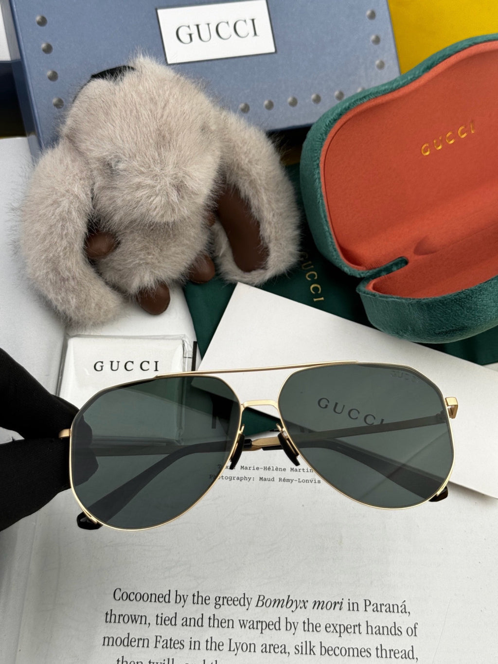 Gucci G7380 Fashion Pink Lens Sunglasses for Men & Women - detail image 2
