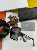 Dior D1297 Polarized Square Red Lens Sunglasses for Men & Women