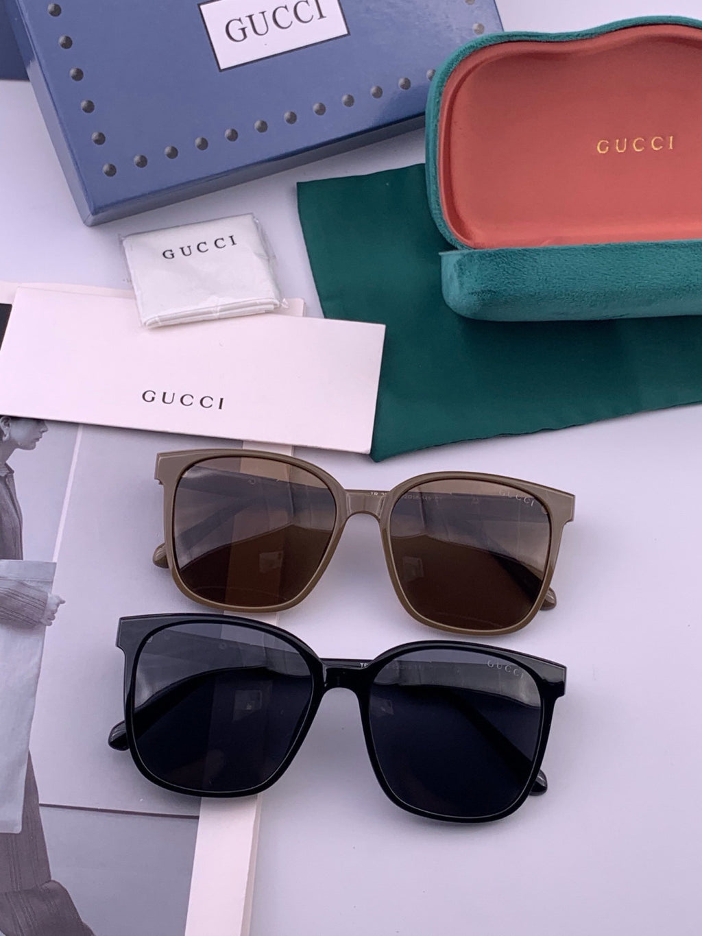 Gucci G92039 Polarized Fashion Gold Lens Sunglasses for Women - detail image 7