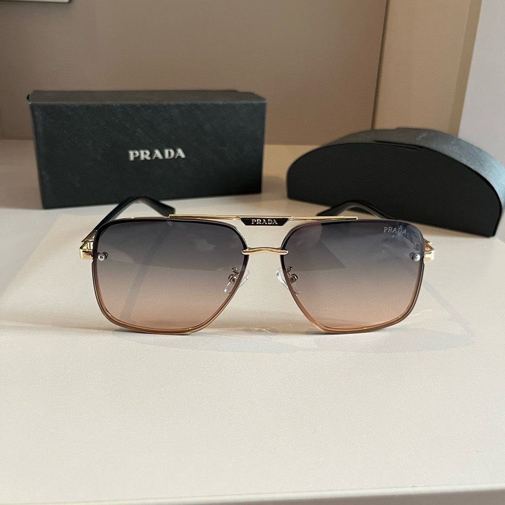 Prada Polarized Fashion Silver Lens Sunglasses for Men - 415691 - detail image 3