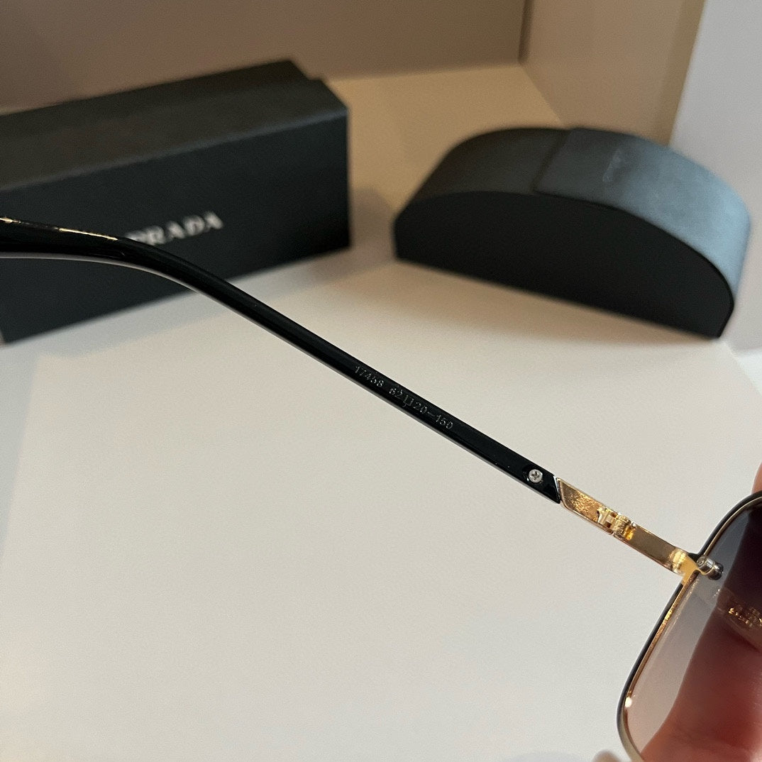 Prada Polarized Fashion Silver Lens Sunglasses for Men - 415691 - detail image 8