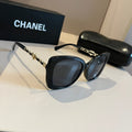 Chanel Oversized Black Lens Sunglasses for Men & Women - 415342