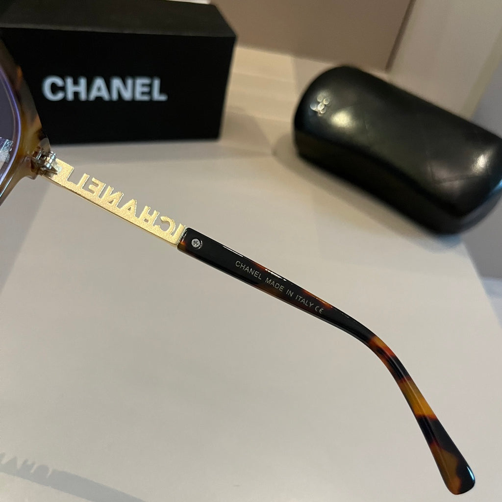 Chanel Oversized Silver Lens Sunglasses for Men & Women - 415340 - detail image 8
