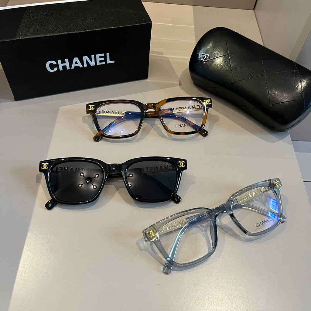 Chanel Oversized Silver Lens Sunglasses for Men & Women - 415338 - detail image 10