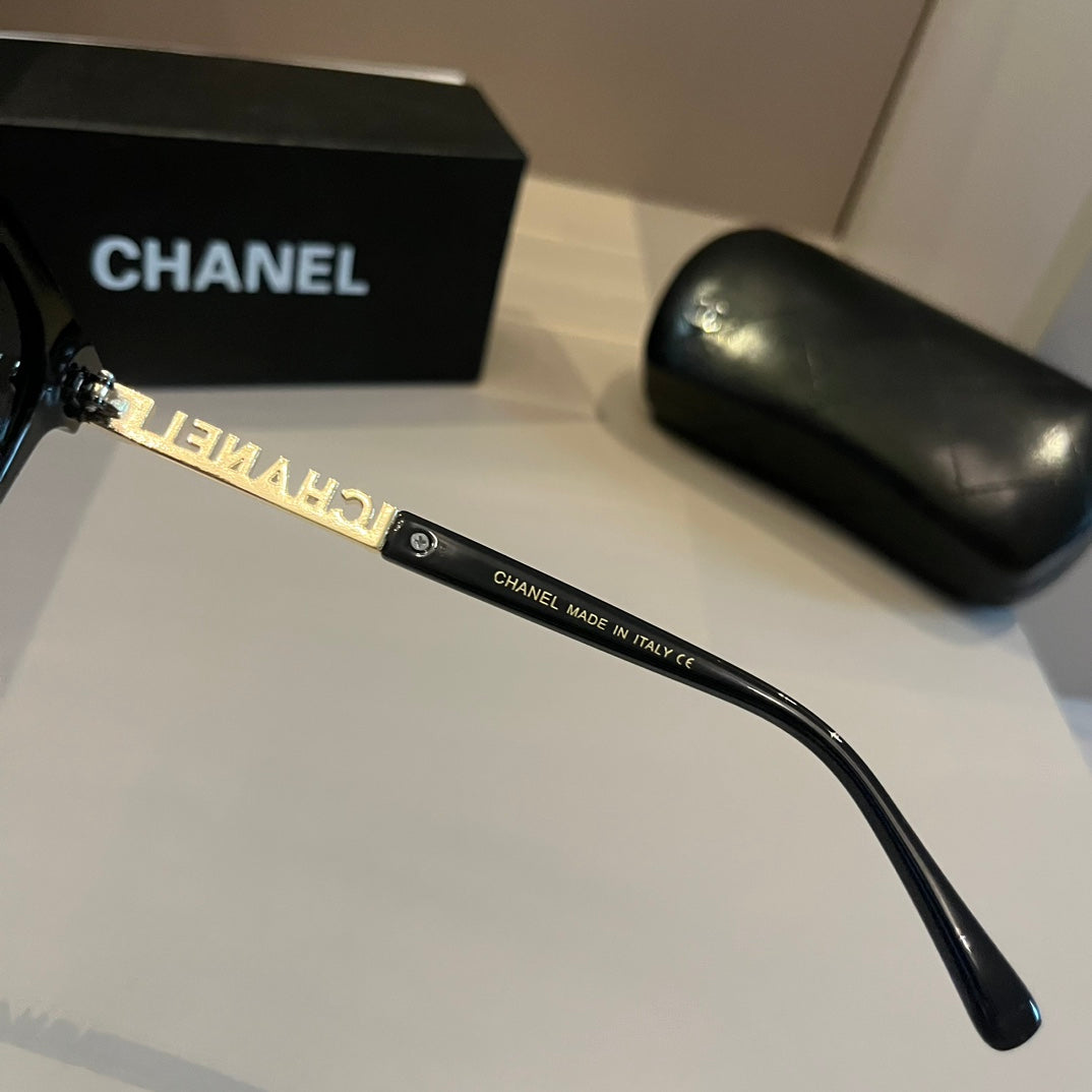 Chanel Oversized Silver Lens Sunglasses for Men & Women - 415338 - detail image 8