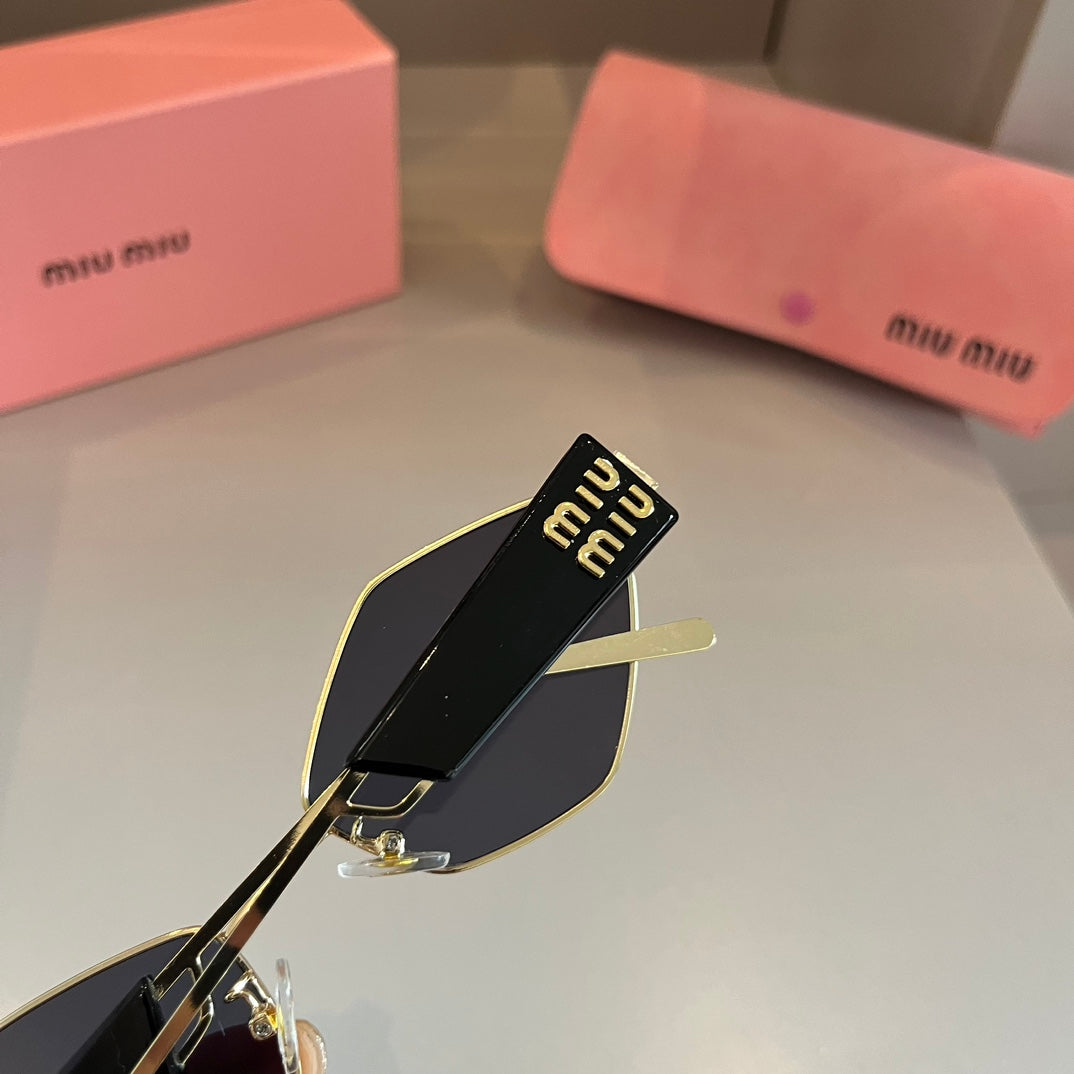 Miu Miu Square Brown Lens Sunglasses for Men & Women - 416223 - detail image 7