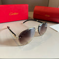 Cartier Aviator Brown Lens Sunglasses for Men - 449508