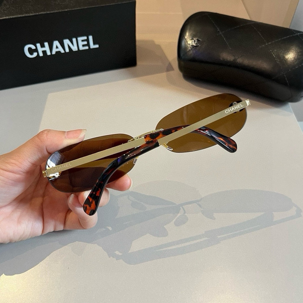 Chanel Fashion Brown Lens Sunglasses for Men & Women - 415336 - detail image 6